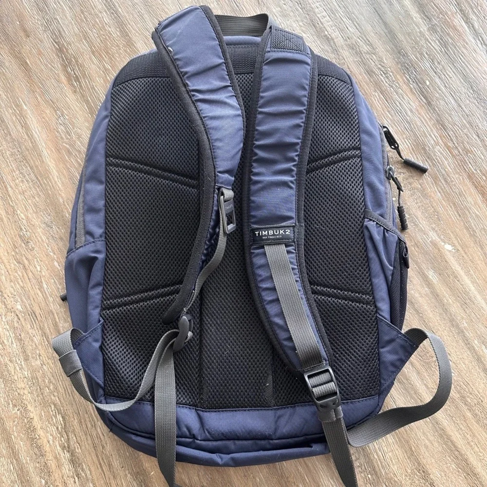 Timbuk2 Parkside Laptop Backpack Navy Blue Sitetracker‎ Company Logo OS Bag